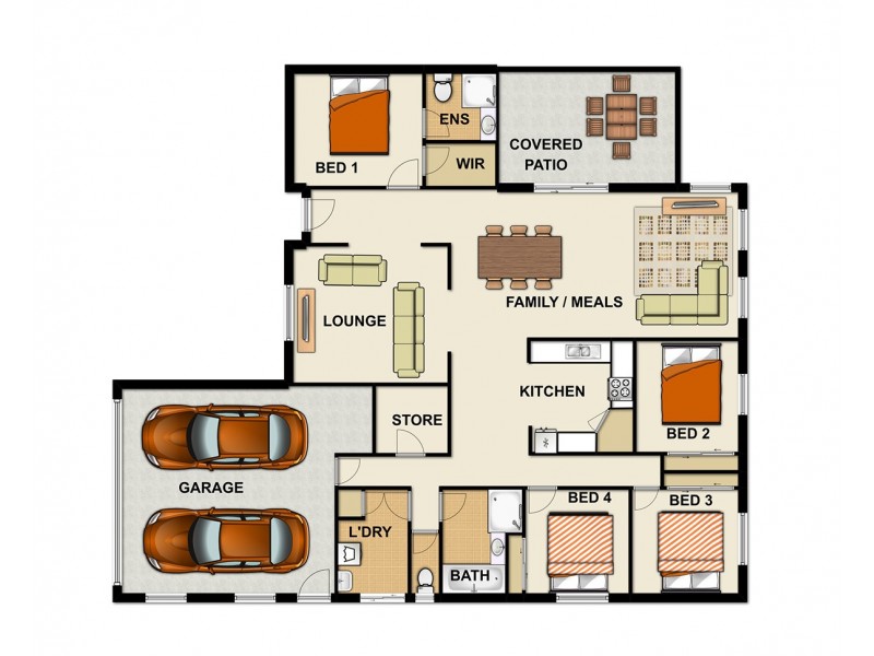 9 Della Ricca Pl, Forest Lake QLD 4078 Floorplan