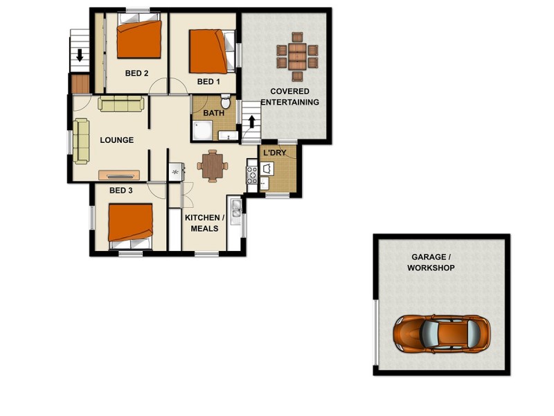 104 Abelia Street, Inala QLD 4077 Floorplan