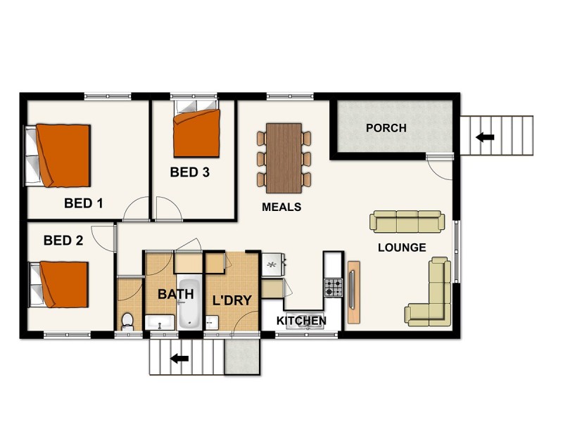 7 Lodge Court, Goodna QLD 4300 Floorplan