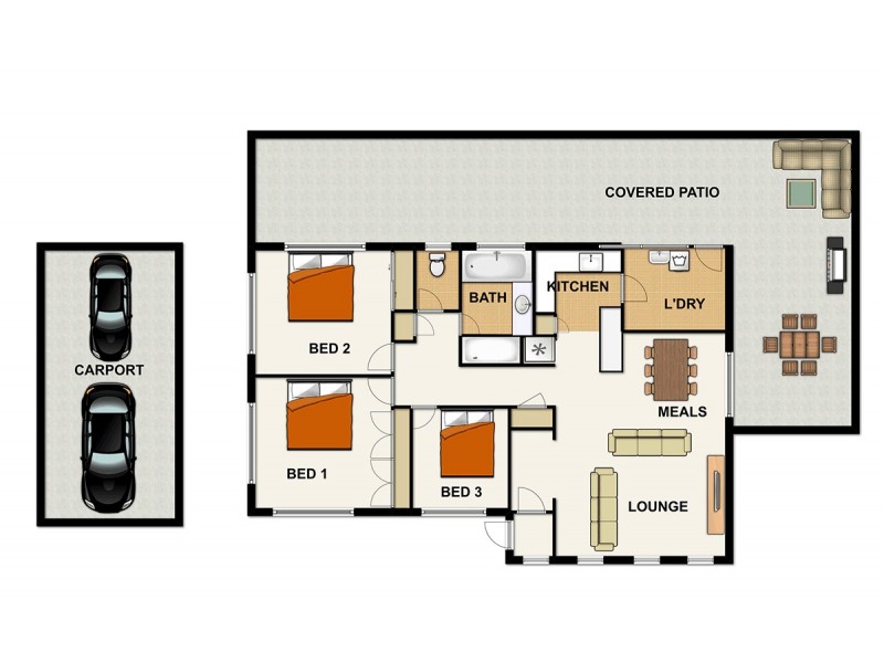 74 Station Road, Bethania QLD 4205 Floorplan