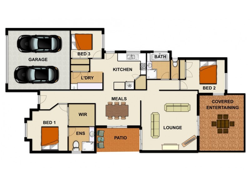 5 Bribie Pl, Forest Lake QLD 4078 Floorplan