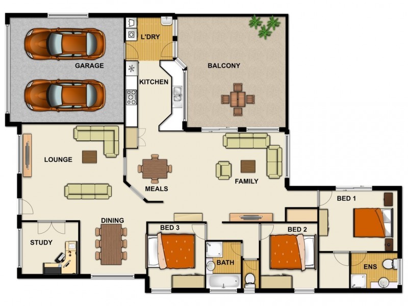 16 Beamont Place, Forest Lake QLD 4078 Floorplan