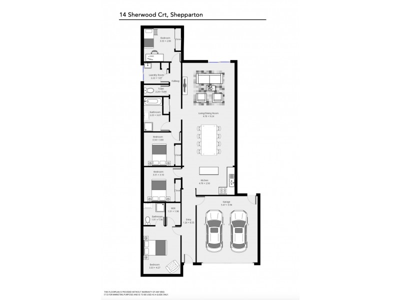 14 Sherwood Court, Shepparton North VIC 3631 Floorplan