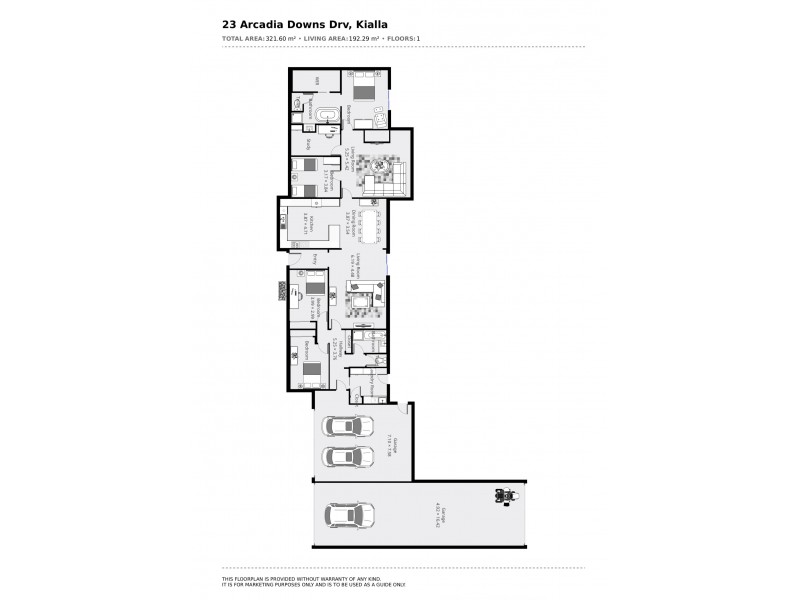 23 Arcadia Downs Drive, Kialla VIC 3631 Floorplan