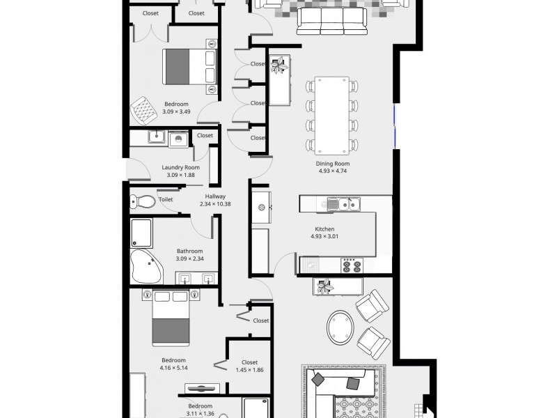 4 Brian Court, Grahamvale VIC 3631 Floorplan