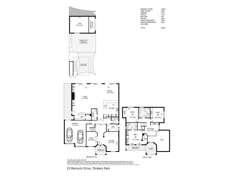 15 Mercurio Drive, Flinders Park SA 5025 Floorplan