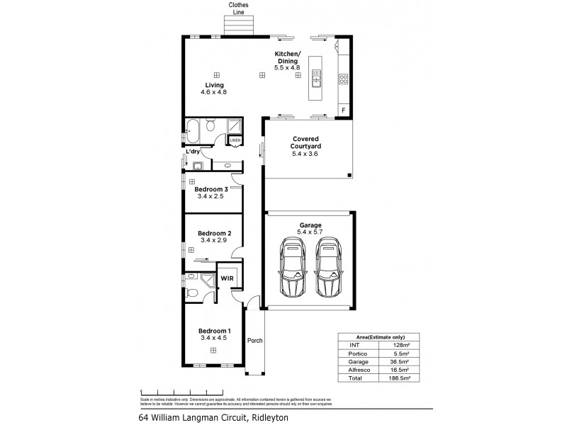 64 William Langman Circuit, Ridleyton SA 5008 Floorplan