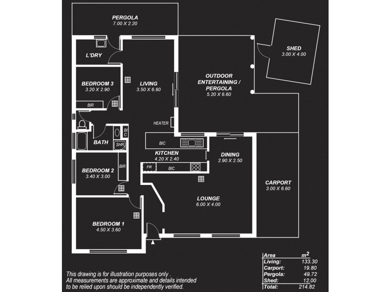13 Chalani Crescent, Hallett Cove SA 5158 Floorplan