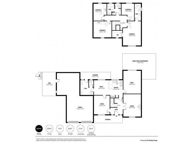 3 Shrike Place, Flagstaff Hill SA 5159 Floorplan