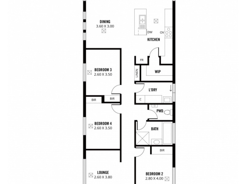 4 Dampier Avenue, Findon SA 5023 Floorplan
