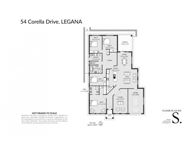 54 CORELLA DRIVE, Legana TAS 7277 Floorplan