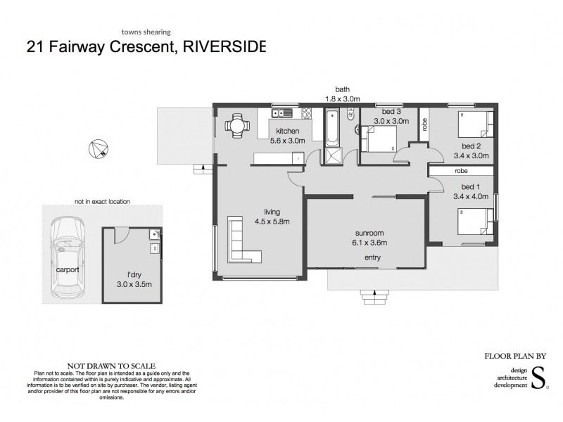 21 Fairway Crescent, Riverside TAS 7250 Floorplan