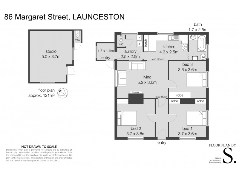 86 Margaret Street, Launceston TAS 7250 Floorplan
