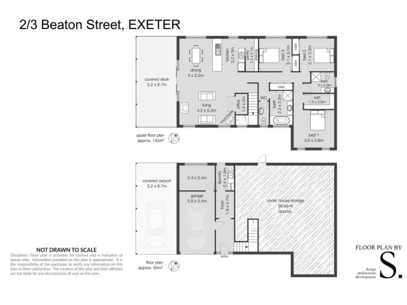 2/3 Beaton Street, Exeter TAS 7275 Floorplan