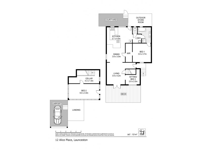 12 Alice Place, Launceston TAS 7250 Floorplan