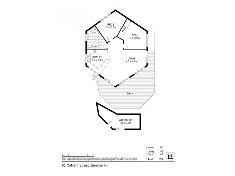 61 Outram Street, Summerhill TAS 7250 Floorplan
