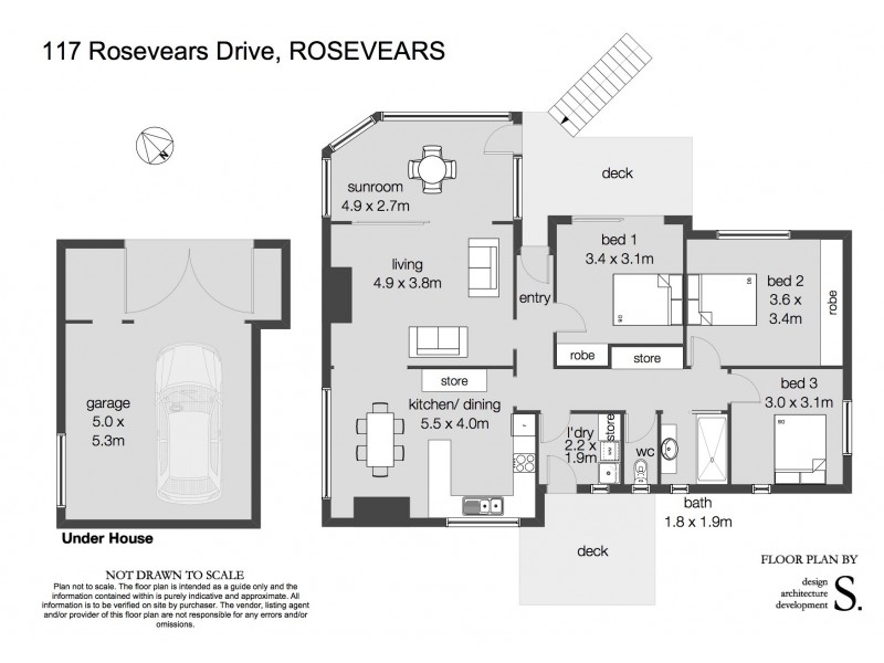 117 Rosevears Drive, Rosevears TAS 7277 Floorplan