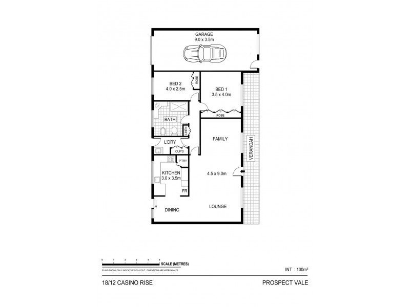 59/12 CASINO RISE, Prospect Vale TAS 7250 Floorplan