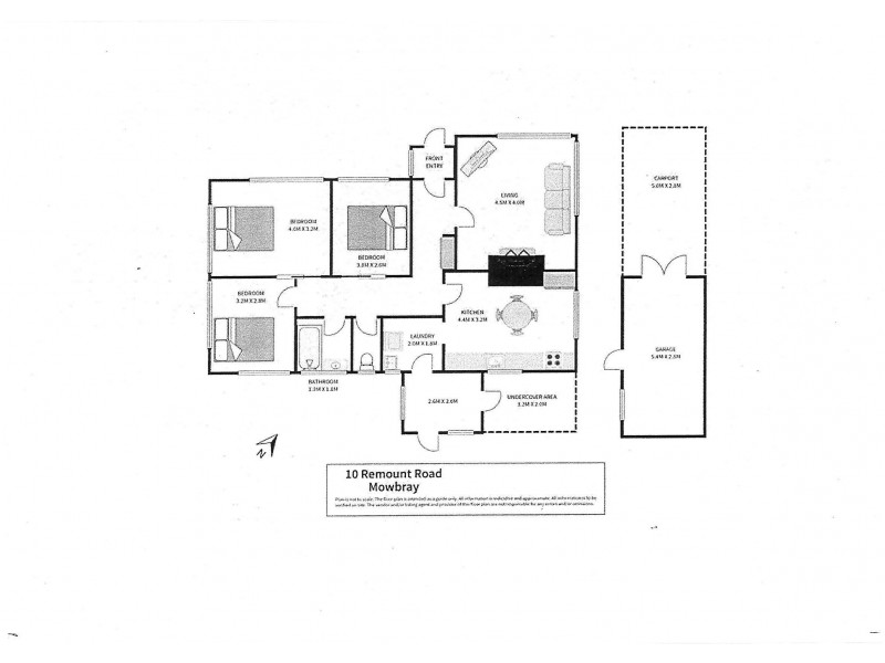 10 Remount Road, Mowbray TAS 7248 Floorplan
