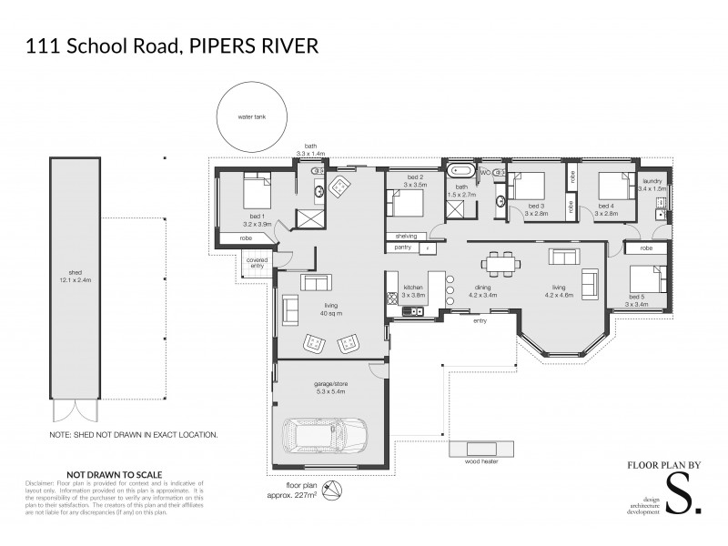 111 SCHOOL ROAD, Pipers River TAS 7252 Floorplan
