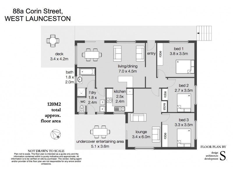 88A Corin Street, West Launceston TAS 7250 Floorplan