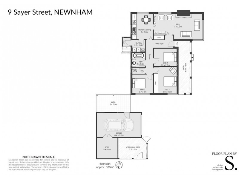 9 Sayer Street, Newnham TAS 7248 Floorplan