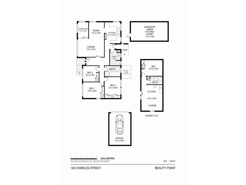 148 Charles Street, Beauty Point TAS 7270 Floorplan