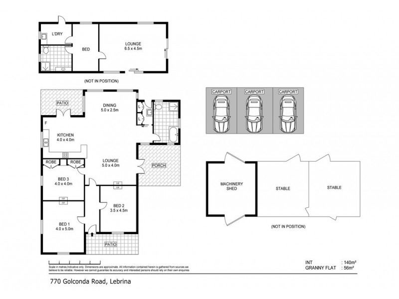 770 Golconda Road, Lebrina TAS 7254 Floorplan