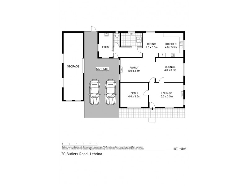 20 Butlers Road, Lebrina TAS 7254 Floorplan