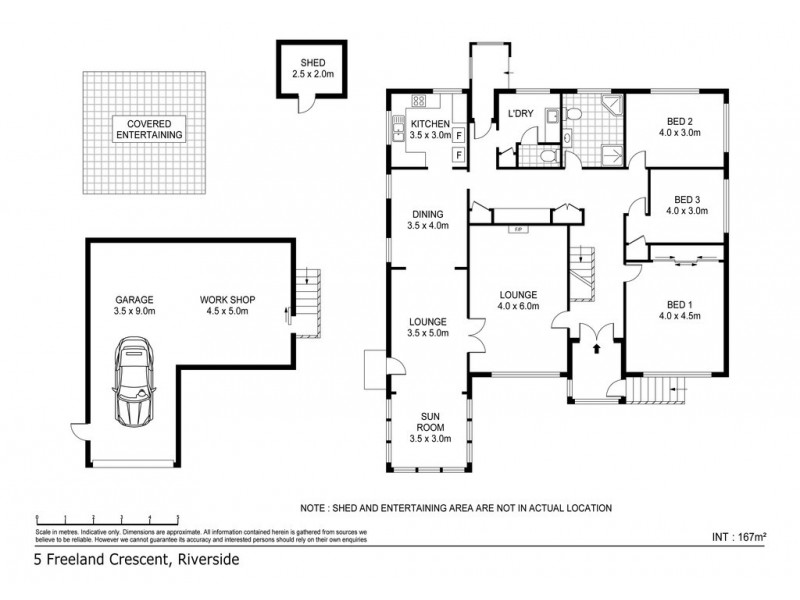 5 Freeland Crescent, Riverside TAS 7250 Floorplan
