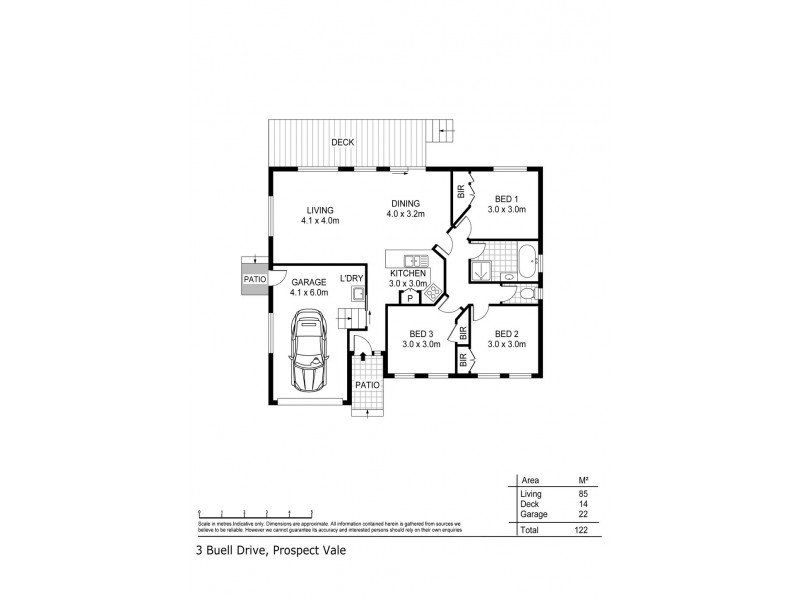 1/3 Buell Drive, Prospect Vale TAS 7250 Floorplan