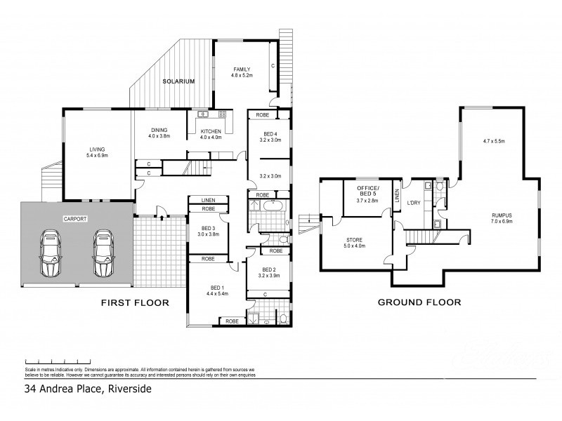 34 Andrea Place, Riverside TAS 7250 Floorplan