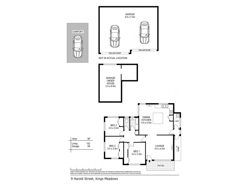 9 Harold Street, Kings Meadows TAS 7249 Floorplan