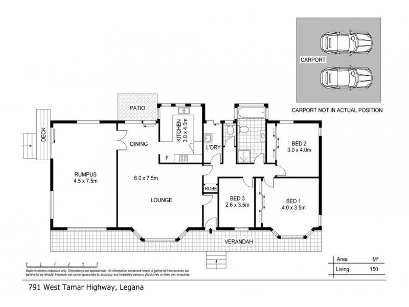 791 West Tamar Highway, Legana TAS 7277 Floorplan