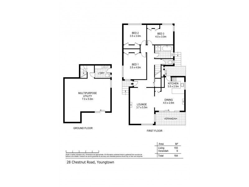 28 Chestnut Road, Youngtown TAS 7249 Floorplan