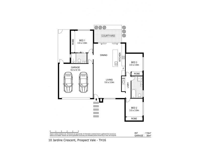 16/10 Jardine Cres, Prospect Vale TAS 7250 Floorplan