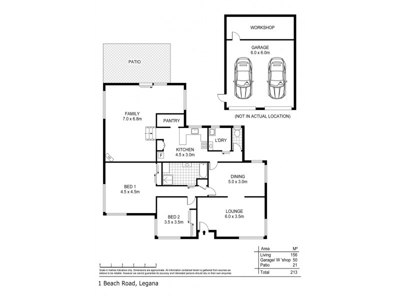 1 Beach Road, Legana TAS 7277 Floorplan