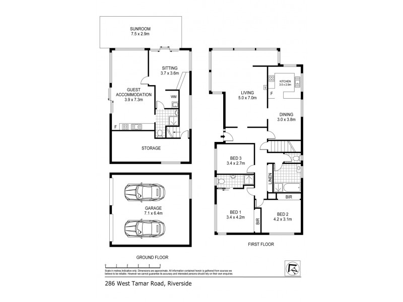 286 West Tamar Road, Riverside TAS 7250 Floorplan