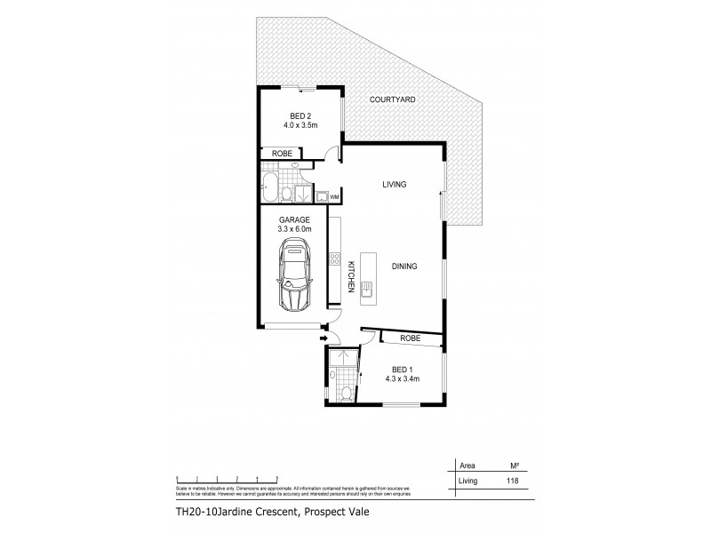 20/10 Jardine Crescent, Prospect Vale TAS 7250 Floorplan