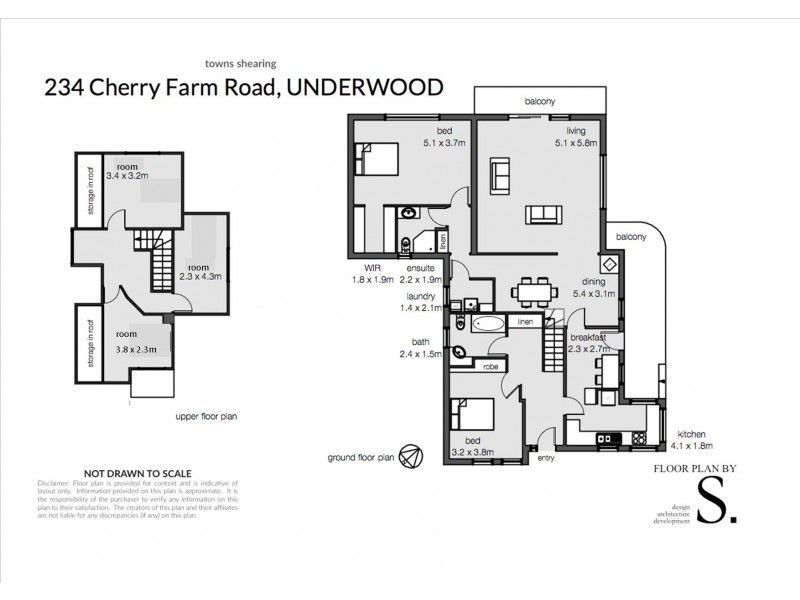 Lot 2/234 Cherry Farm Road, Underwood TAS 7268 Floorplan