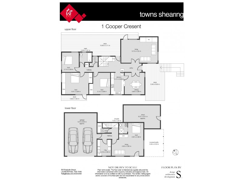 1 Cooper Crescent, Riverside TAS 7250 Floorplan