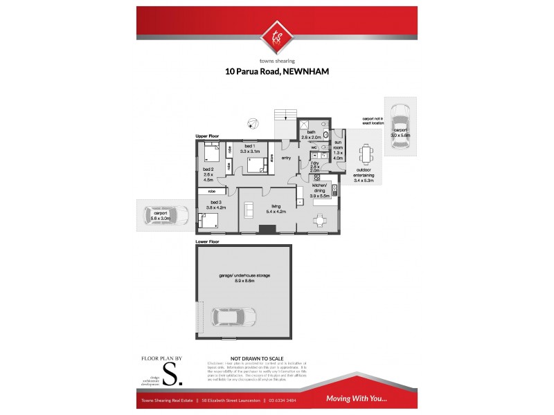 10 Parua Road, Newnham TAS 7248 Floorplan