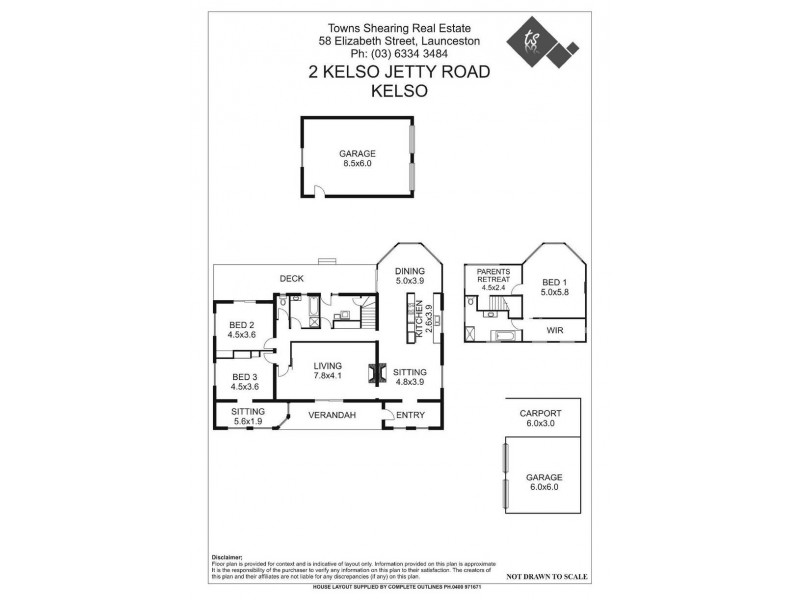 2 Kelso Jetty Road, Kelso TAS 7270 Floorplan