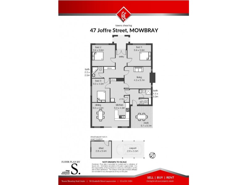 47 Joffre Street, Mowbray TAS 7248 Floorplan