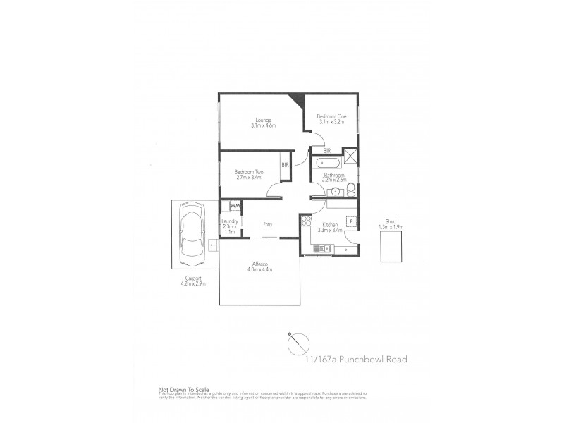 11/167A Punchbowl Road, Newstead TAS 7250 Floorplan