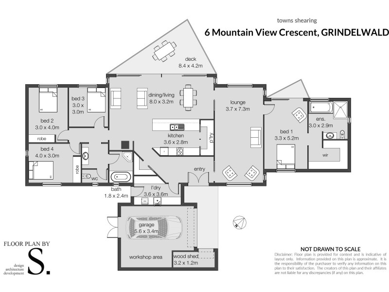 6 Mountain View Crescent, Grindelwald TAS 7277 Floorplan