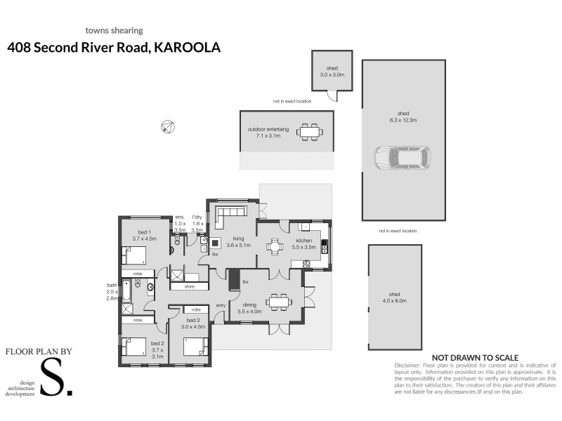 408 Second River Road, Karoola TAS 7267 Floorplan