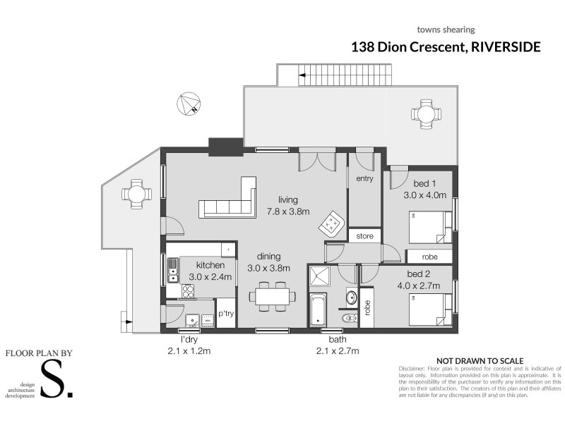 138 Dion Crescent, Riverside TAS 7250 Floorplan