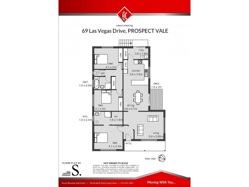 69 Las Vegas Drive, Prospect Vale TAS 7250 Floorplan