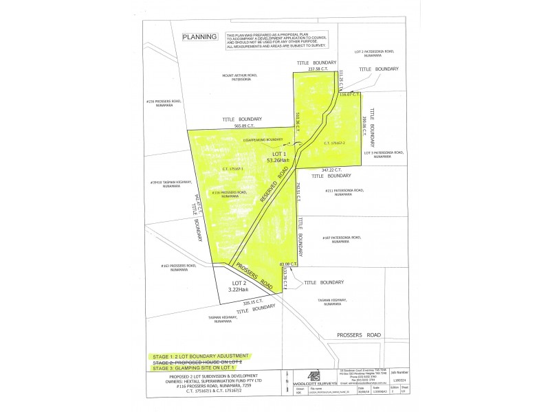 Nunamara TAS 7259 Floorplan